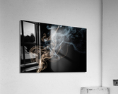 smokeblack background 2 Acrylic Print
