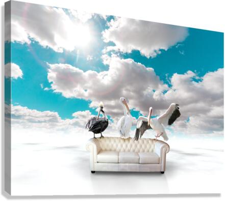 Animal dreamscape Canvas Print
