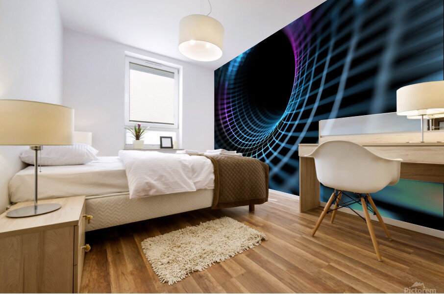 Technology and science. Mural print