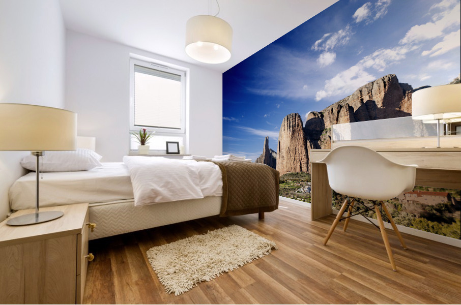 Natural landscape mountain. Mural print