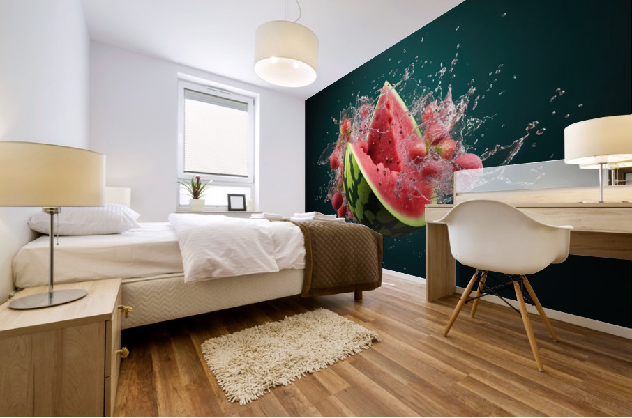 watermelon Mural print