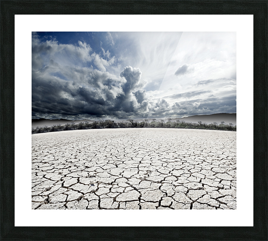 surreal cloudy dream-scape  Picture Frame print