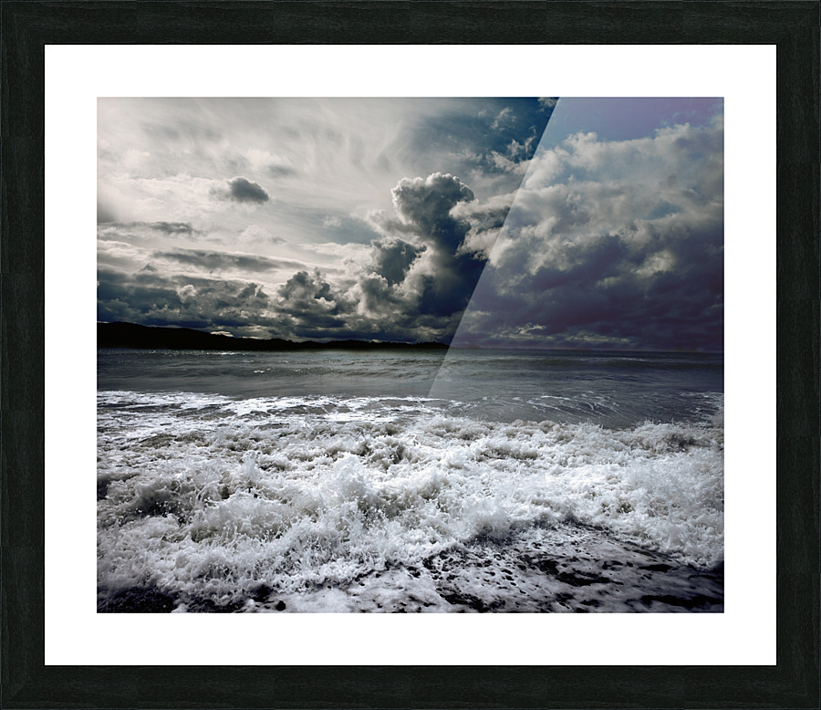 Ocean storm Picture Frame print