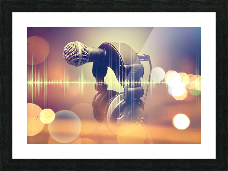 Musical design. Picture Frame print