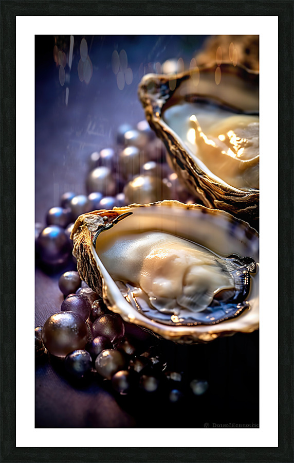 oysters Picture Frame print