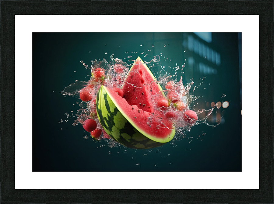 watermelon Picture Frame print