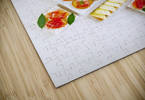 Spanish tapas and appetizers. Carlos Castilla puzzle