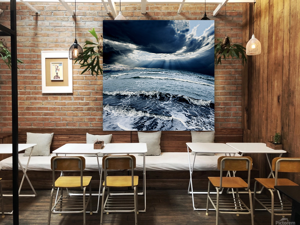 storm seascape Reproduction