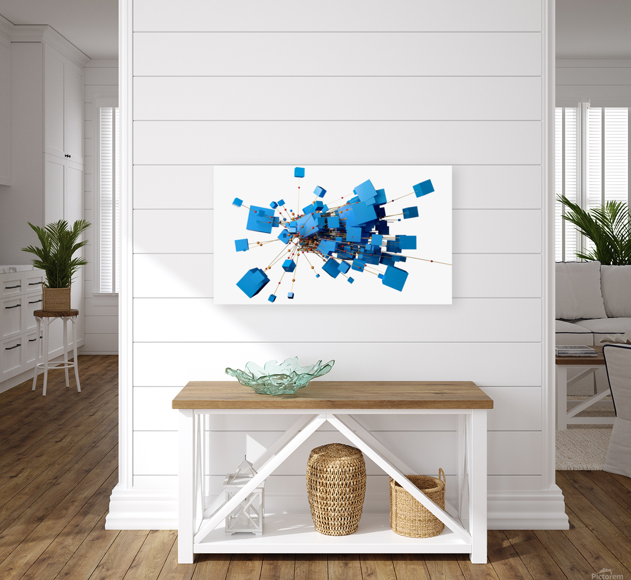 Abstract geometric graphic. Reproduction