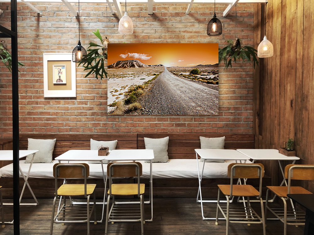 sunset desert landscape Reproduction