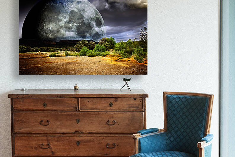 Full moon by Carlos Castilla