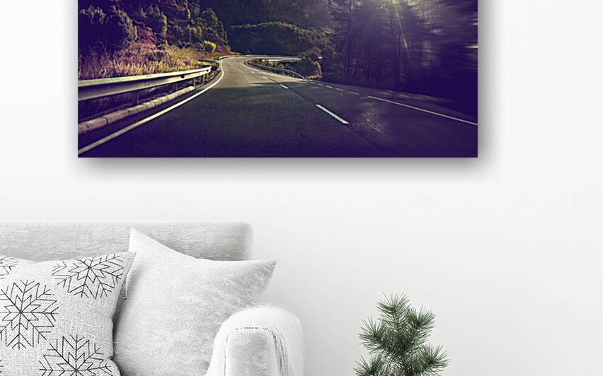 Road travel  concept.Adventures and escapade in journey by Carlos Castilla