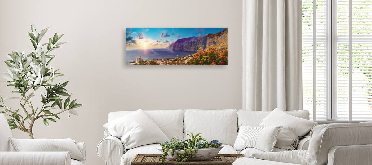 Los Gigantes Cliff Canary Islands Tenerife Spain by Carlos Castilla