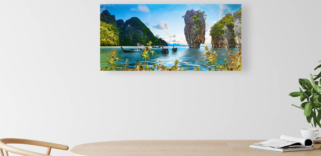 Scenic Phuket landscape. by Carlos Castilla