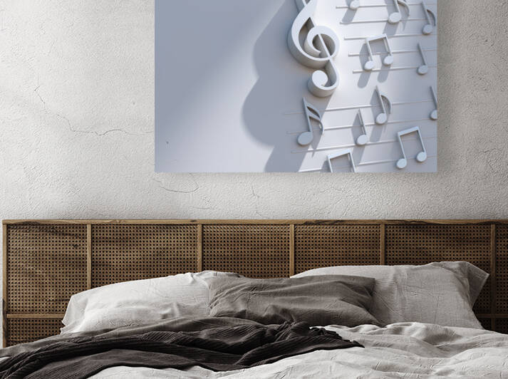 Music background design.Musical writing. by Carlos Castilla