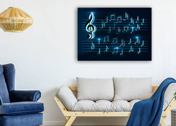 Music background design.Musical writing. by Carlos Castilla