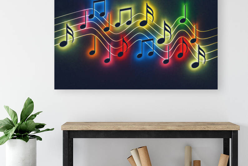 Music background design.Musical writing. by Carlos Castilla