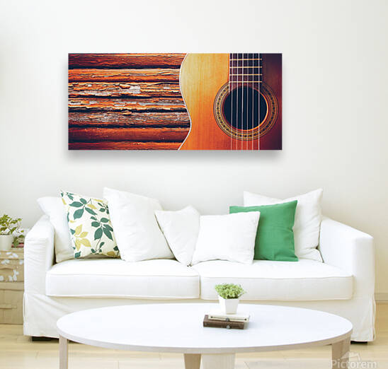 Musical design with acoustic guitar by Carlos Castilla