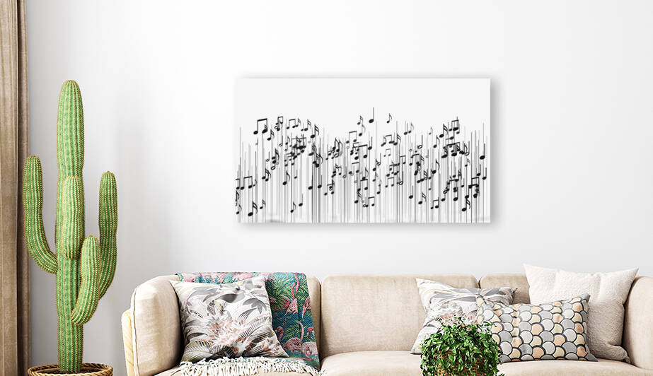 Music background design.Musical writing. by Carlos Castilla