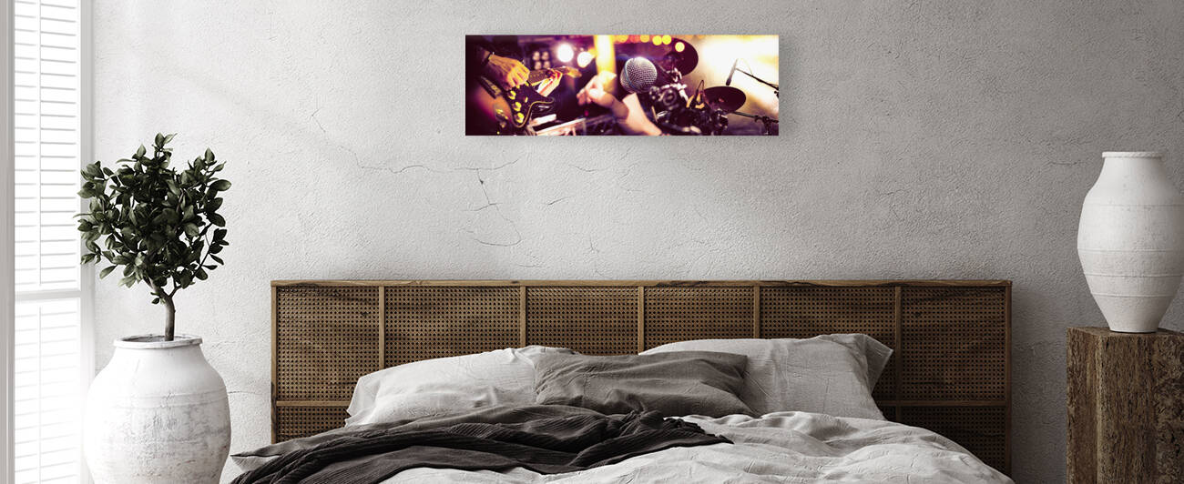 Live rock music and jazz music background. by Carlos Castilla