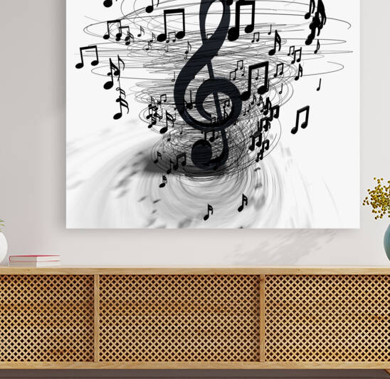 Music background design.Musical writing.Musical design. by Carlos Castilla