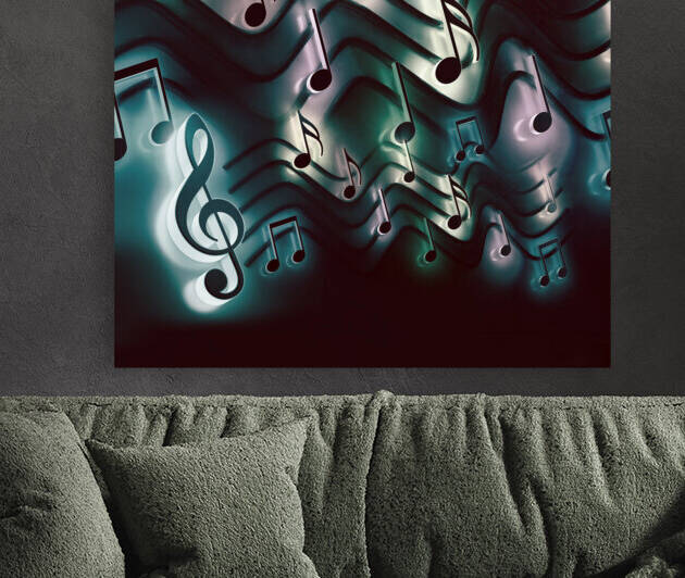 Music background design.Musical writing. by Carlos Castilla