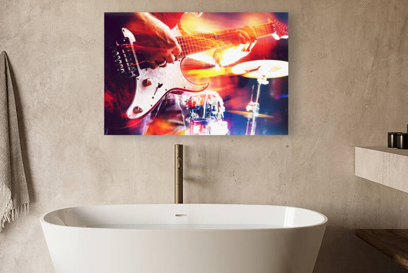 Stage lights.Abstract musical background Reproduction