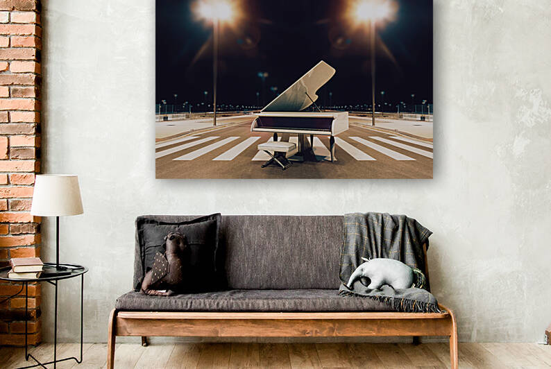 Piano and song concept.Musical design. by Carlos Castilla