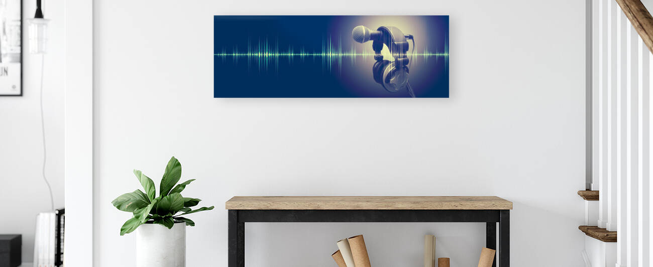 Music and radio.Musical design.  by Carlos Castilla