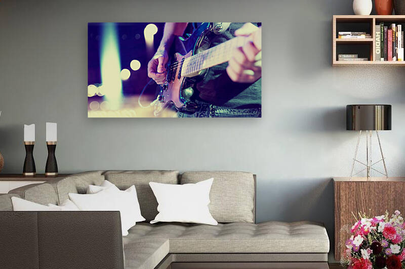 Stage lights.Musical design.Playing song.Live music. by Carlos Castilla