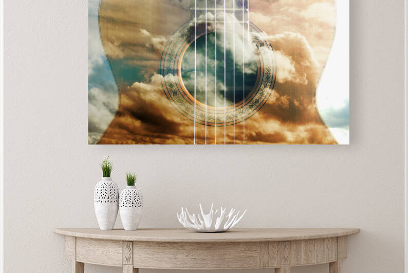 Acoustic guitar design.Musical design. by Carlos Castilla