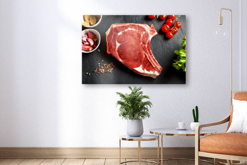Raw ribeye. by Carlos Castilla