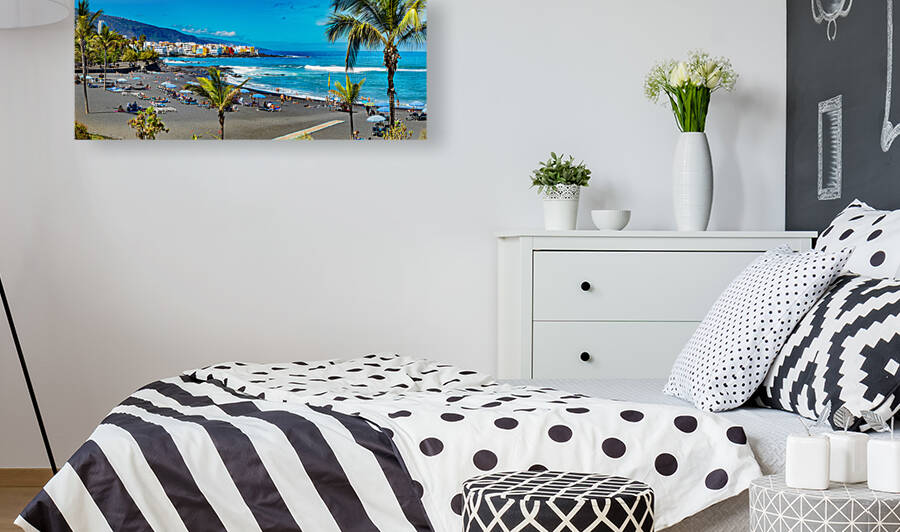 Landmark and tourism in Canary Islands. Spain beaches. by Carlos Castilla