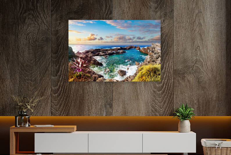 Ocean sunset and amazing paradise. by Carlos Castilla