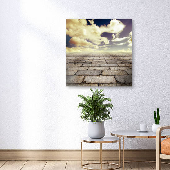 Tile and stone floor background. Reproduction