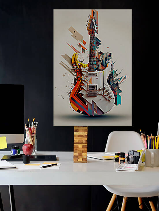 Electric guitar and musical creation. Melody and song. by Carlos Castilla
