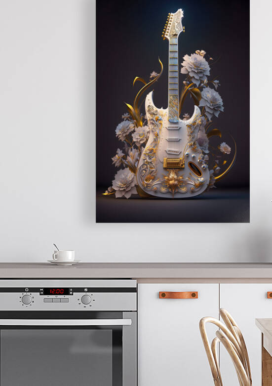 Electric guitar and musical creation. Melody and song. by Carlos Castilla
