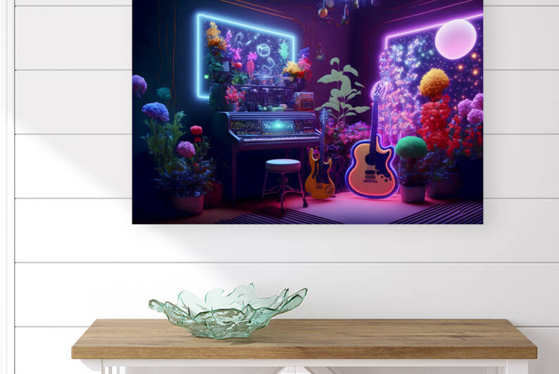 Futuristic high fidelity acoustic sound system. Ai generated. by Carlos Castilla
