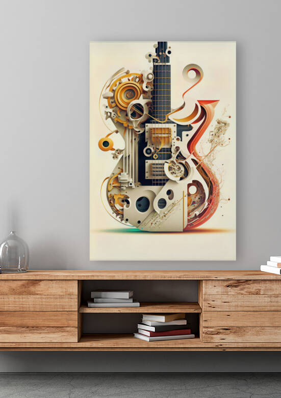 Electric guitar and musical creation. Melody and song. by Carlos Castilla