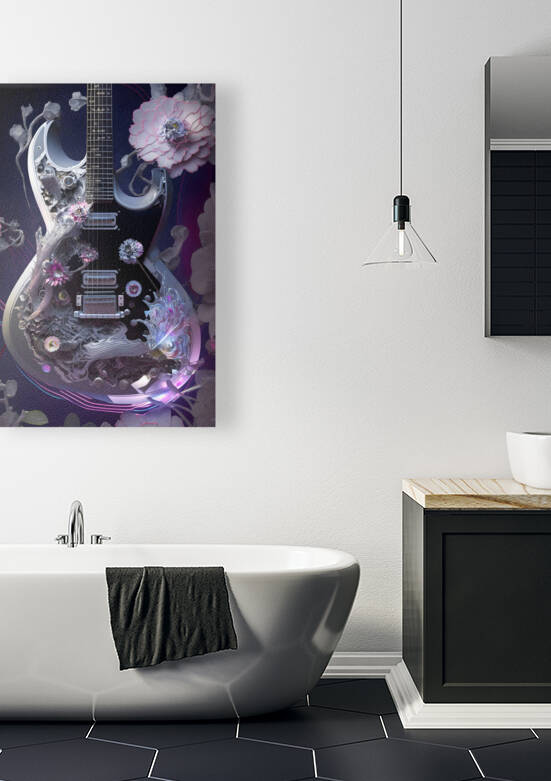 Electric guitar and musical creation. Melody and song. by Carlos Castilla