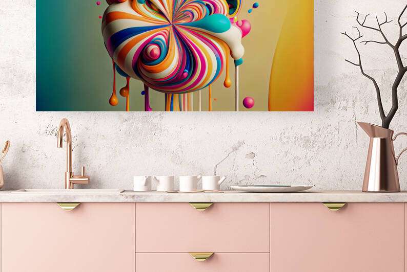 Delicious and tasty candy lollipops of different flavors. by Carlos Castilla