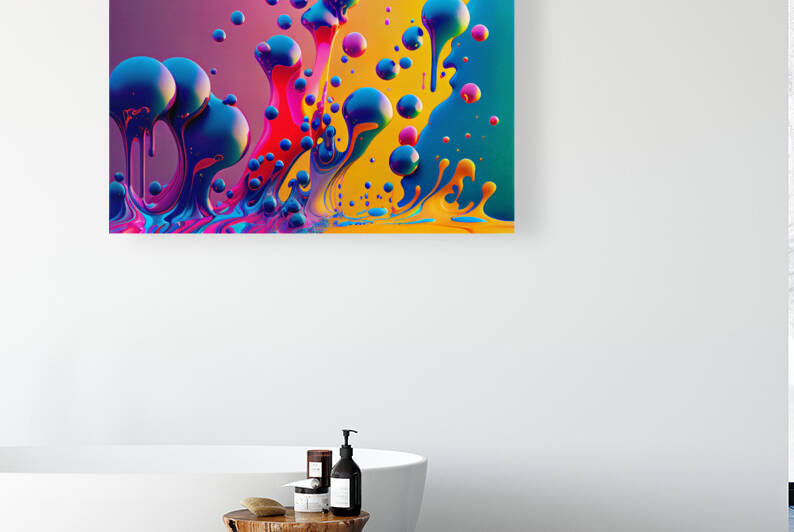 Sweaty slimy billowy dripping candy. by Carlos Castilla