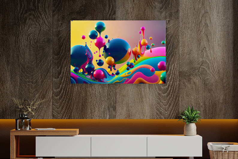 Sweaty slimy billowy dripping candy. by Carlos Castilla