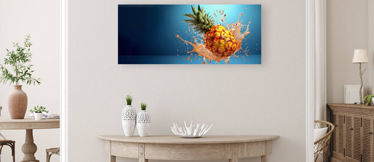 pineapple crashing by Carlos Castilla