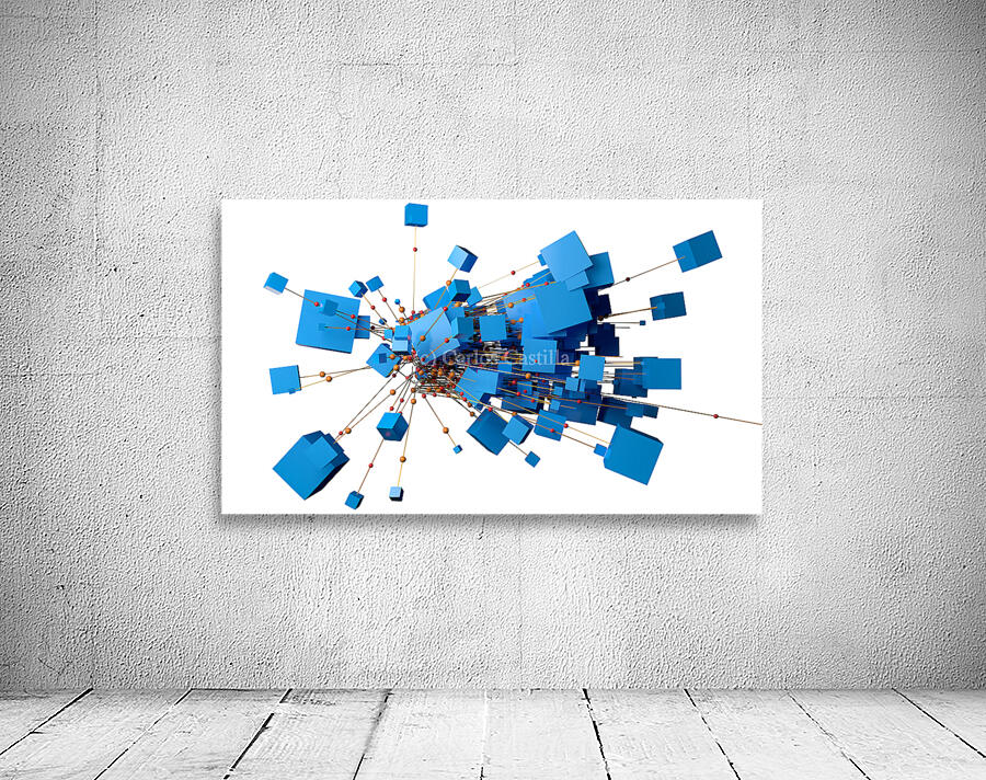 Abstract geometric graphic. Wall Preview