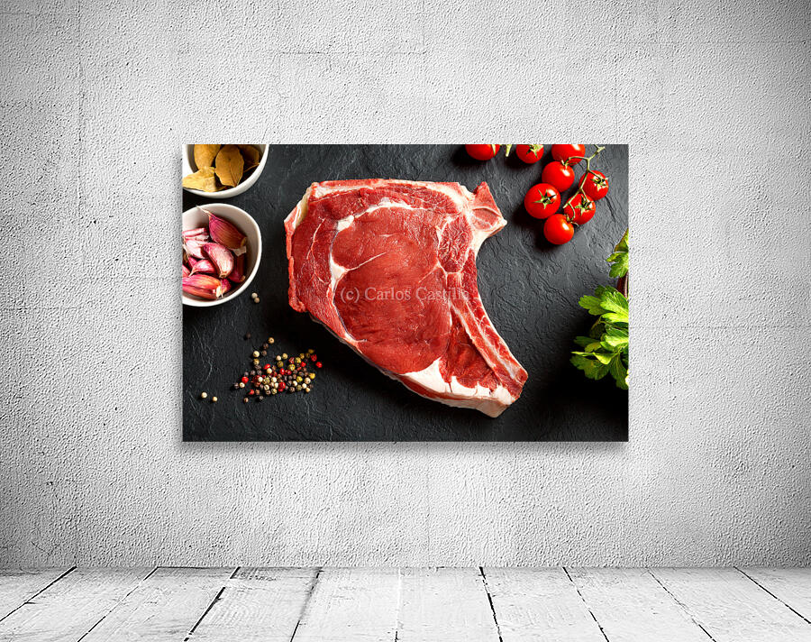 Raw ribeye. Wall Preview