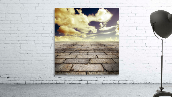 Tile and stone floor background. Wall Preview
