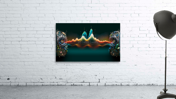 powerful sound waves Wall Preview