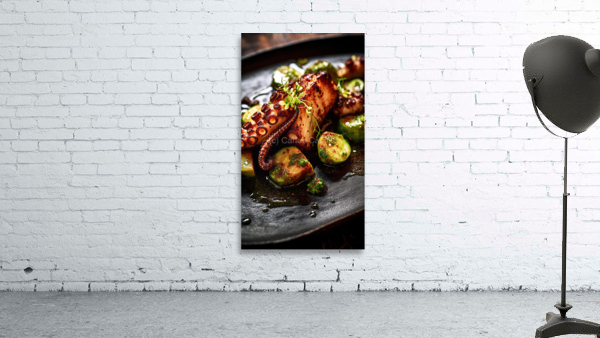 grilled octopus 2 Wall Preview