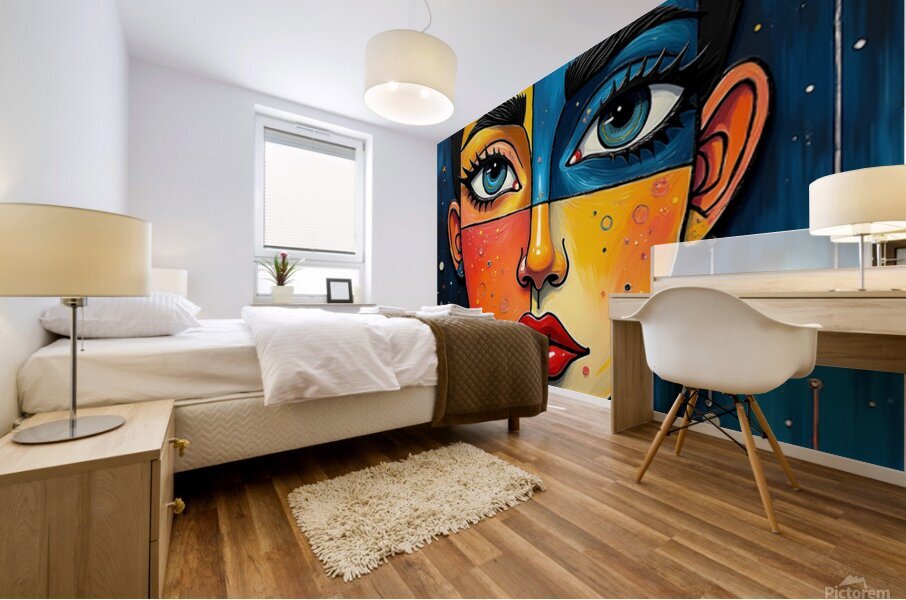 Cosmic Quadrant Mural print